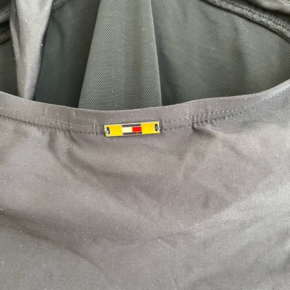 Tommy Hilfiger Black Swimsuit with Logo Detail - Picture 5 of 6